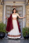 Pranavi By Lnb2049 Vichitra Silk Lehenga With Lehenga Dupatta Online Wholesale